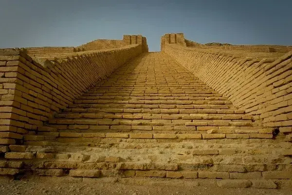 A ziggurat from the floor up